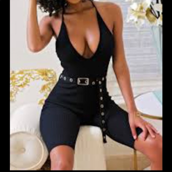 Black Romper - Picture 3 of 3